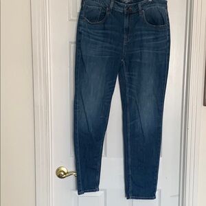 Chico's Blue Boyfriend Jeans Relaxed Fit Denim